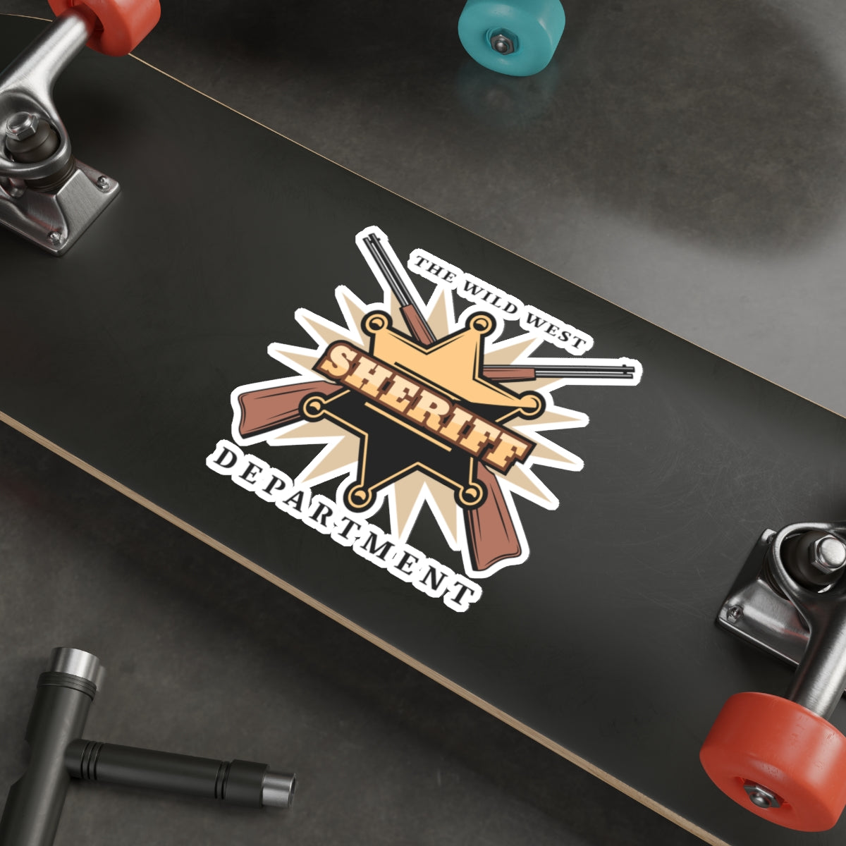 Die-cut stickers - Western Cowboy - The Wild West - Sheriff Department