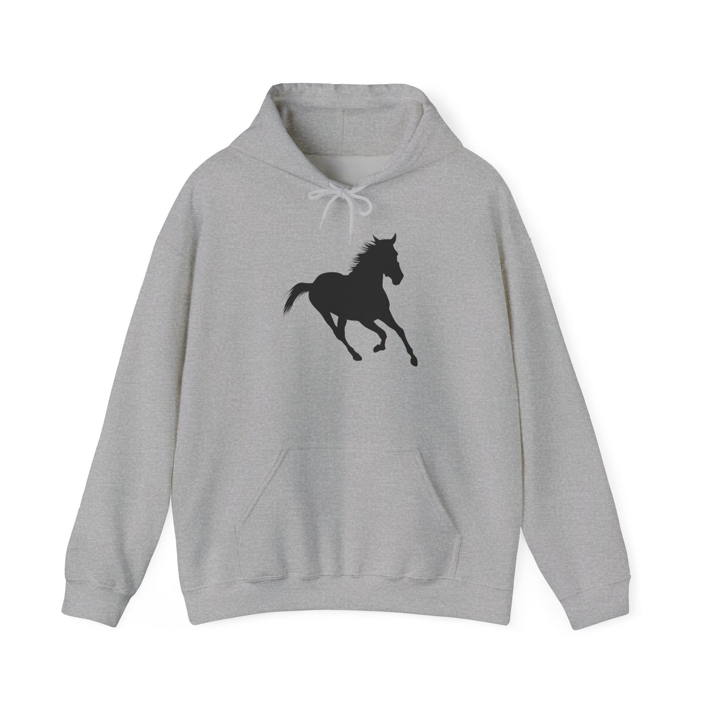 Unisex Hoodie - Wild Horse - Running Leaning Left X 300