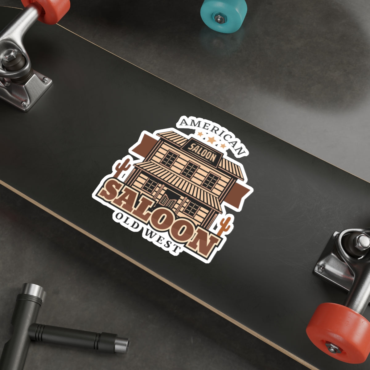 Die-cut stickers - American Cowboy - Saloon - Wild West