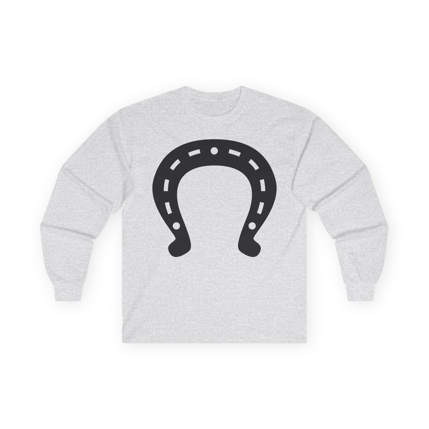 Unisex Ultra Cotton Long Sleeve Tee - Horseshoe X 300