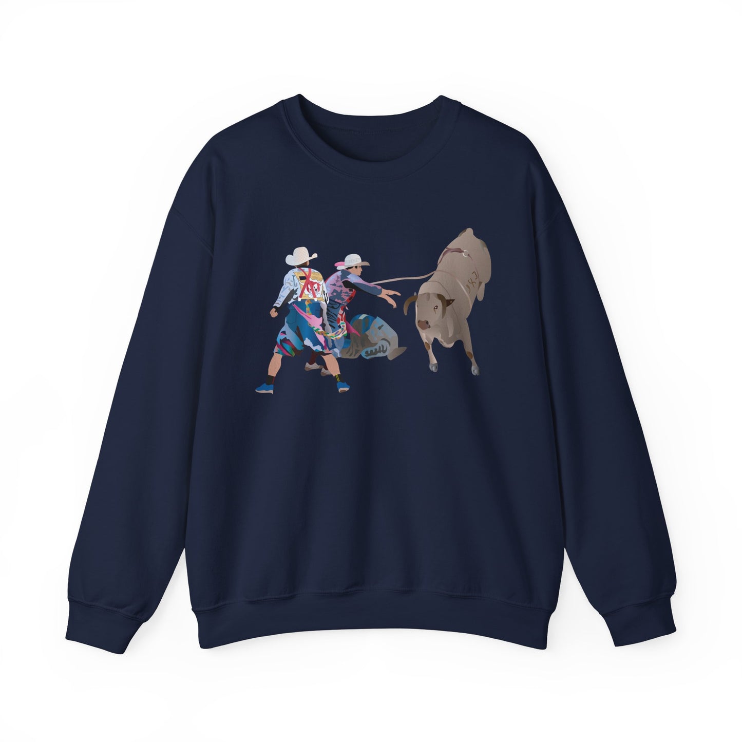 Crewneck Sweatshirt - Clowns and Bull