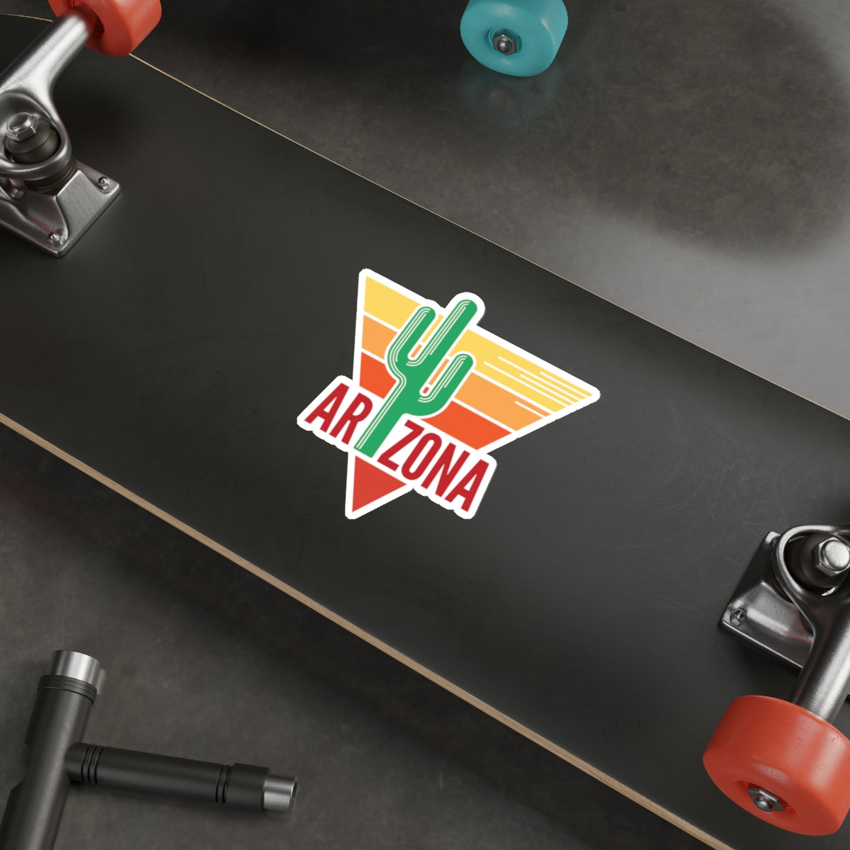 Die-cut stickers - Arizona - Red