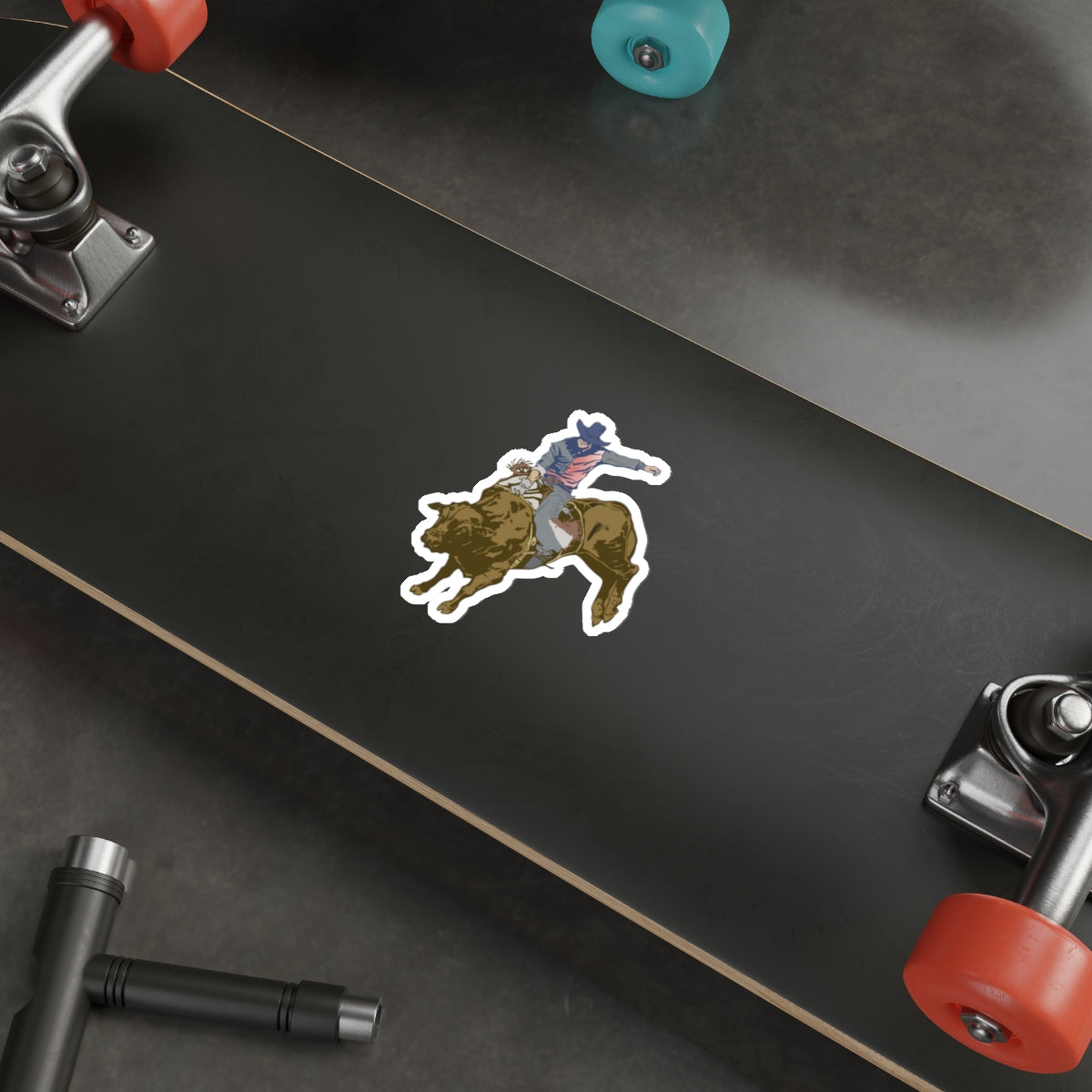 Die-cut stickers - Cowboy - Rodeo