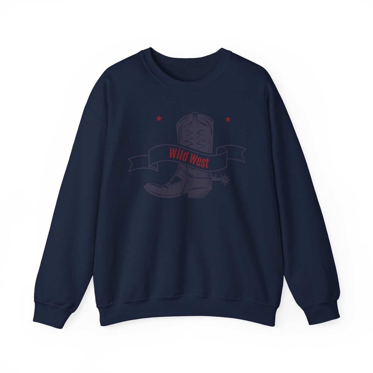 Crewneck Sweatshirt - Cowboy - Wild West