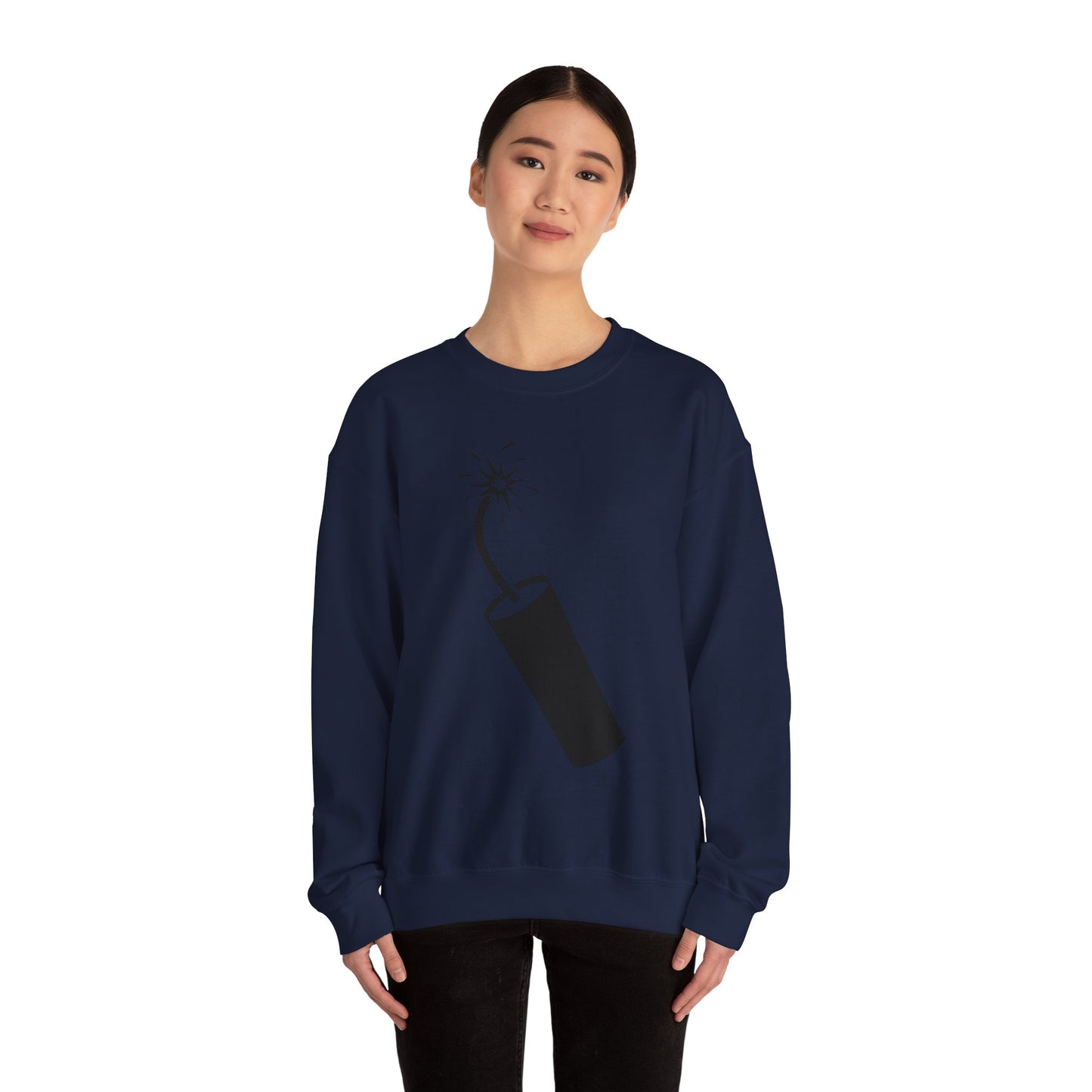 Crewneck Sweatshirt - Dynamite Stick w Burng Fuse X 300