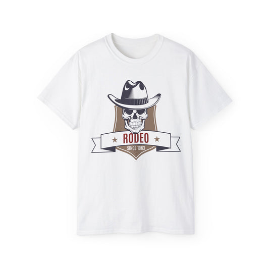 Unisex Ultra Cotton Tee - Rodeo - Western Cowboy