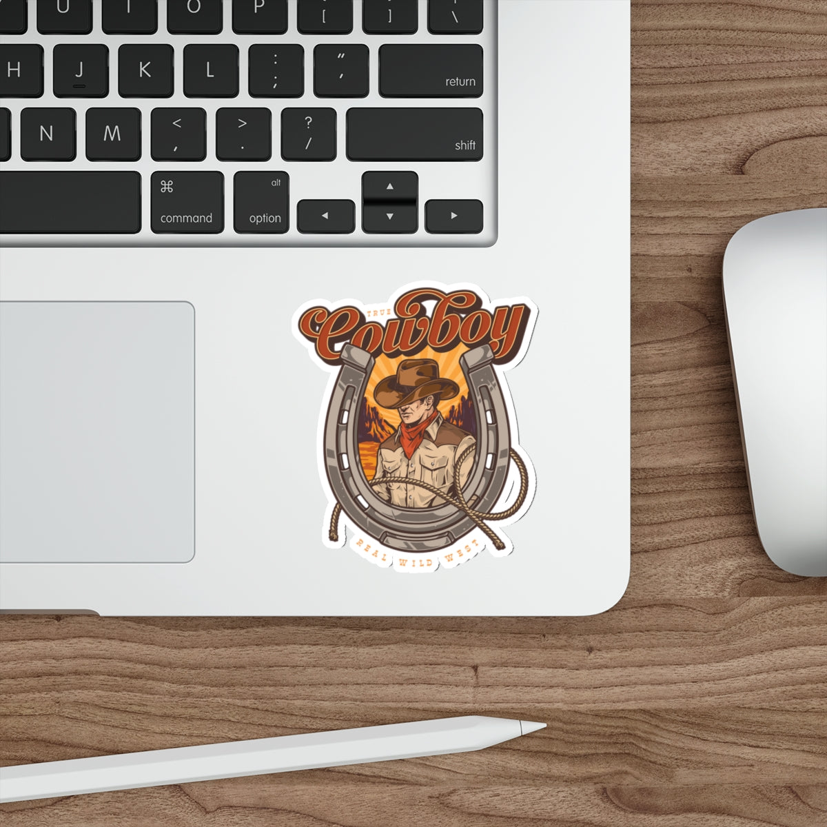 Die-cut stickers - True Cowboy - Real Wild West