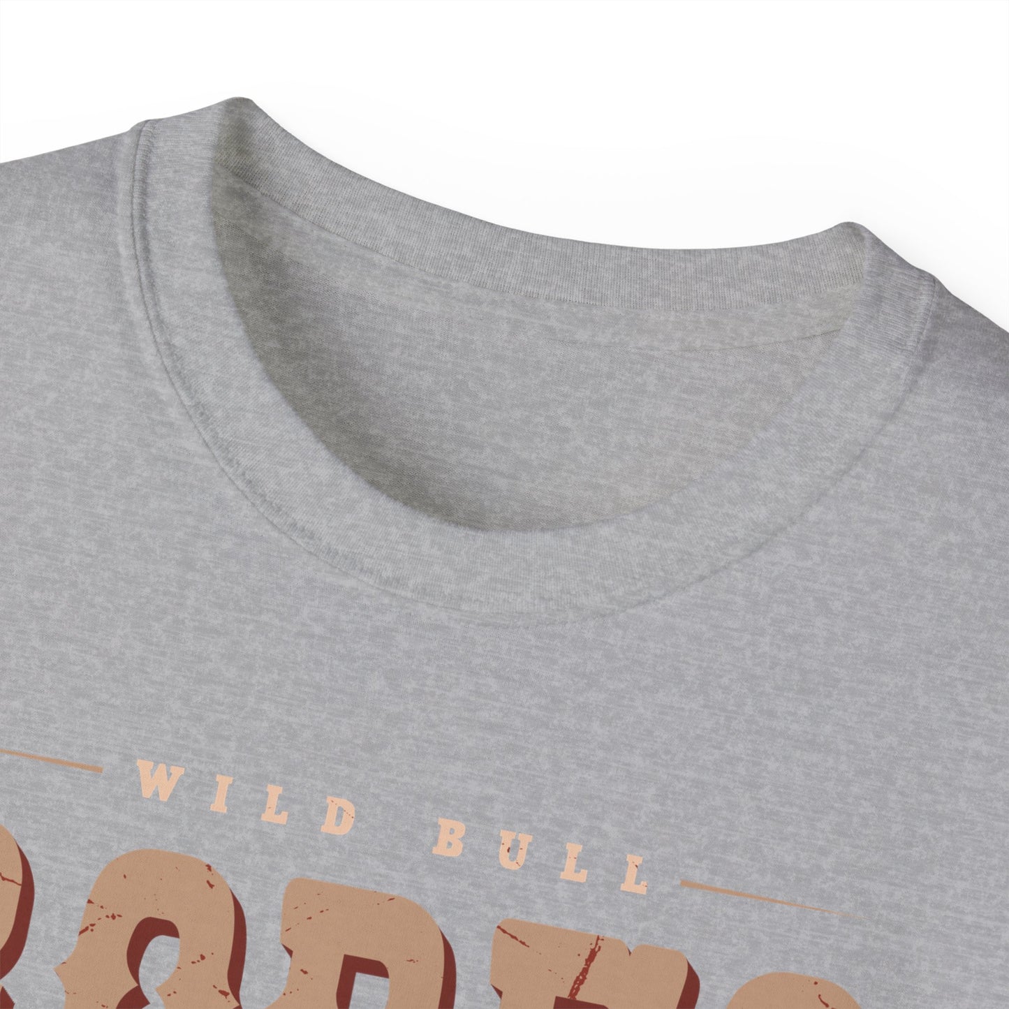 Western Rodeo Cowboy Tee - Fun Casual Shirt for Rodeo Fans, Gift for Country Lovers, Festival Outfit, Everyday Wear, Rodeo Apparel - American Tradition Wild Bull Rodeo Show - Wild West Cowboy, Texas