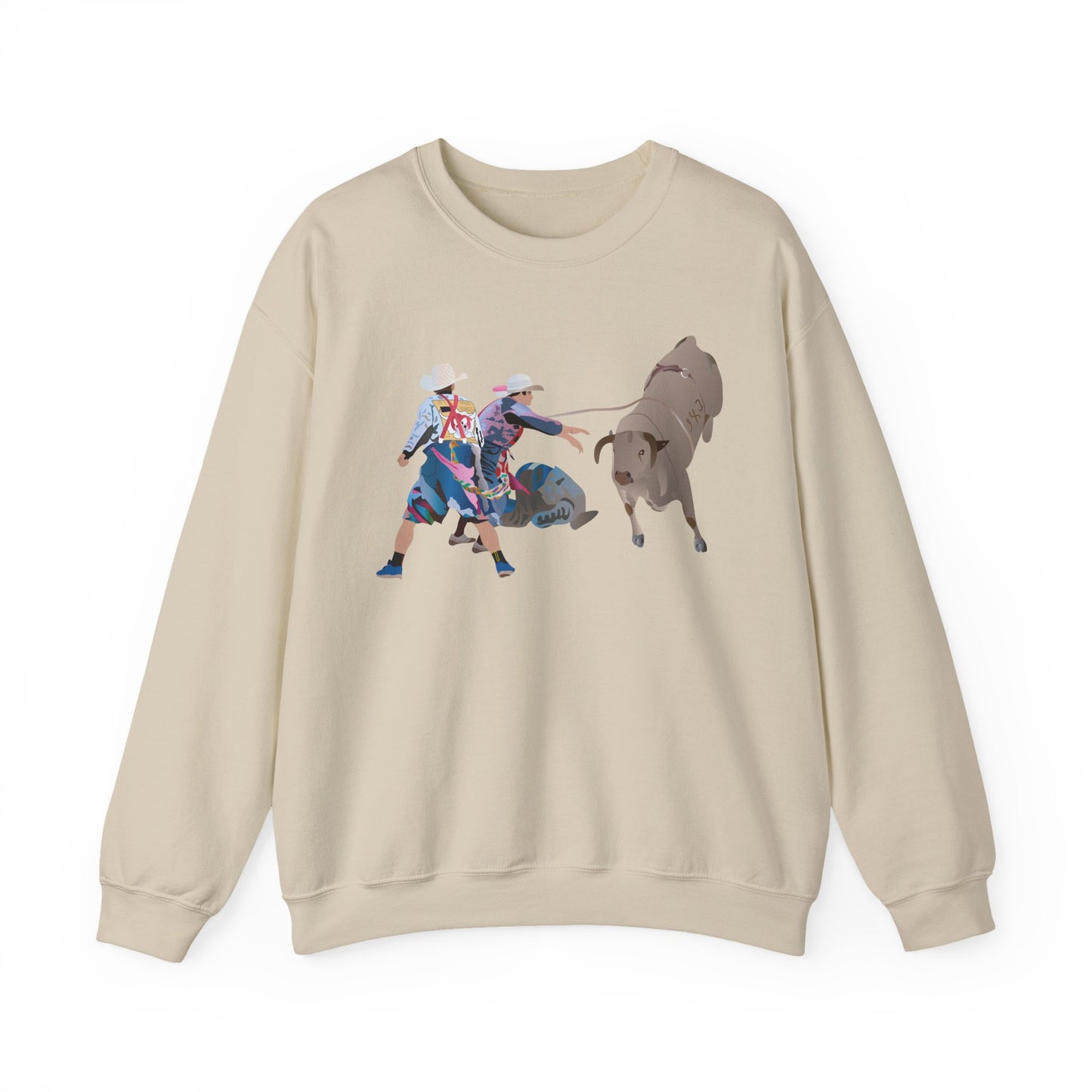Crewneck Sweatshirt - Clowns and Bull