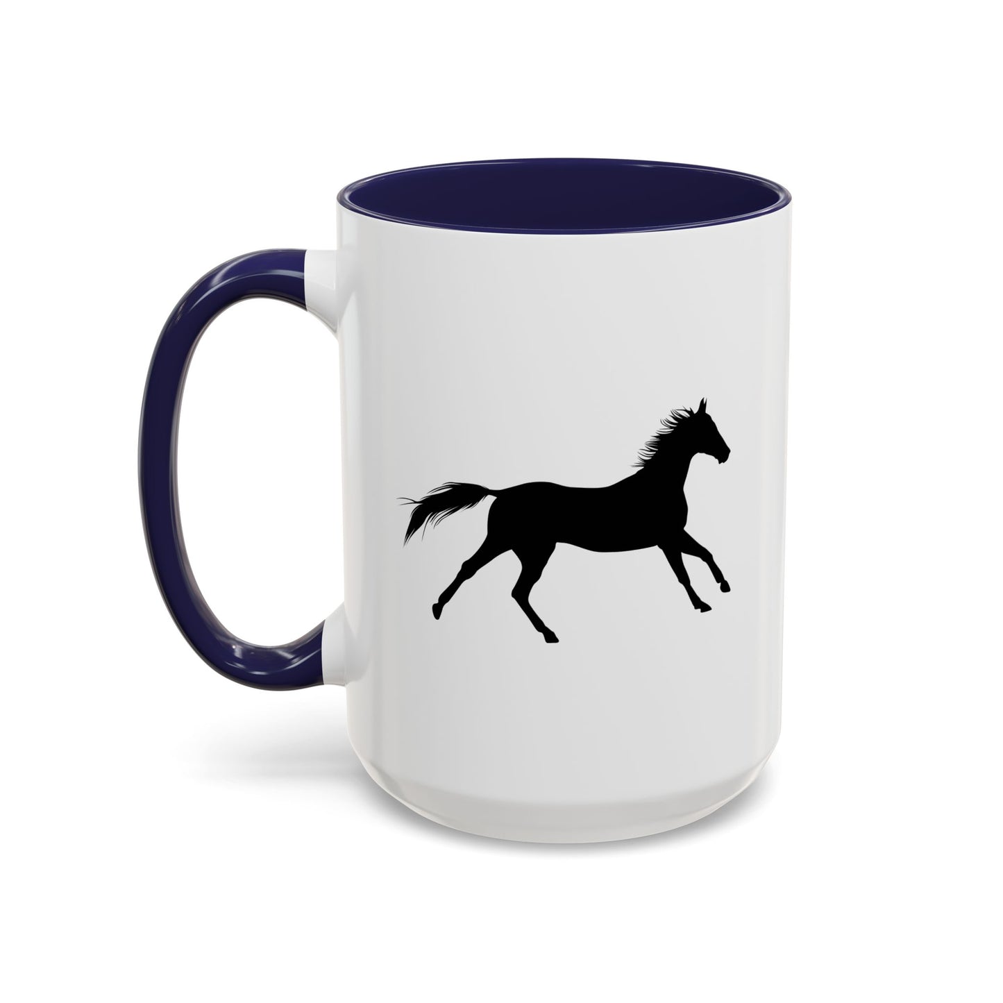 Accent Coffee Mug (11, 15oz) - Wild Horse - Running X 300