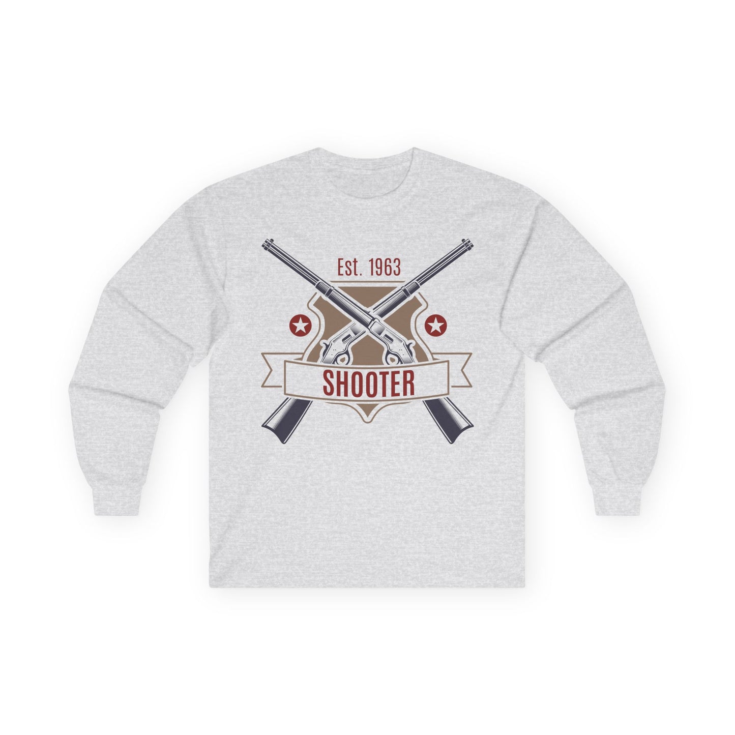 Unisex Ultra Cotton Long Sleeve Tee - Shooter - Revolver