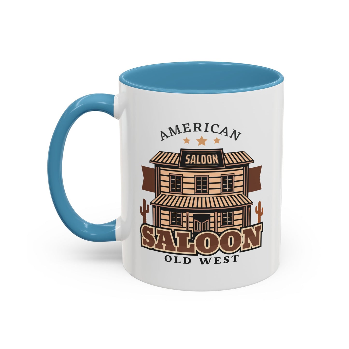 Accent Coffee Mug (11, 15oz) - American Cowboy - Saloon - Wild West