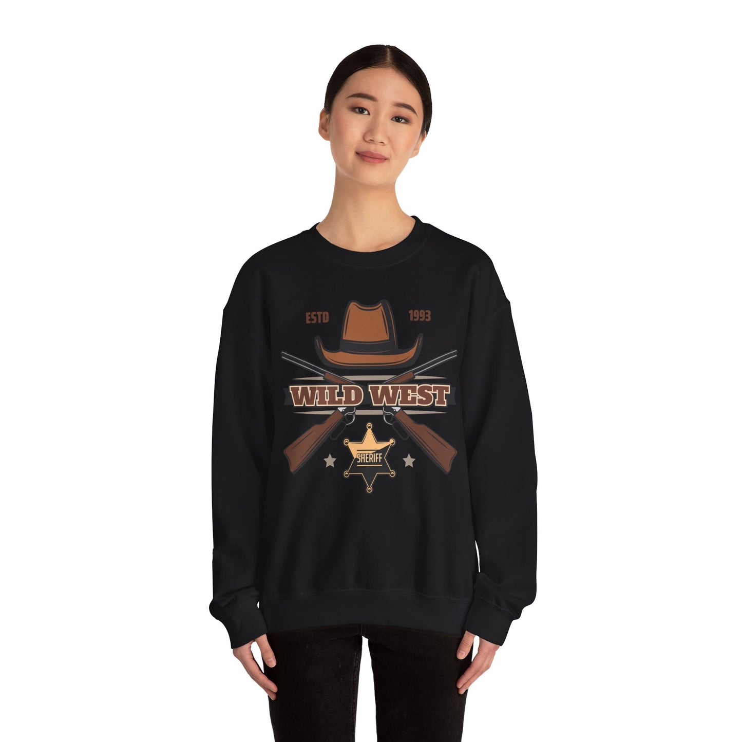 Crewneck Sweatshirt - Wild West - Sheriff