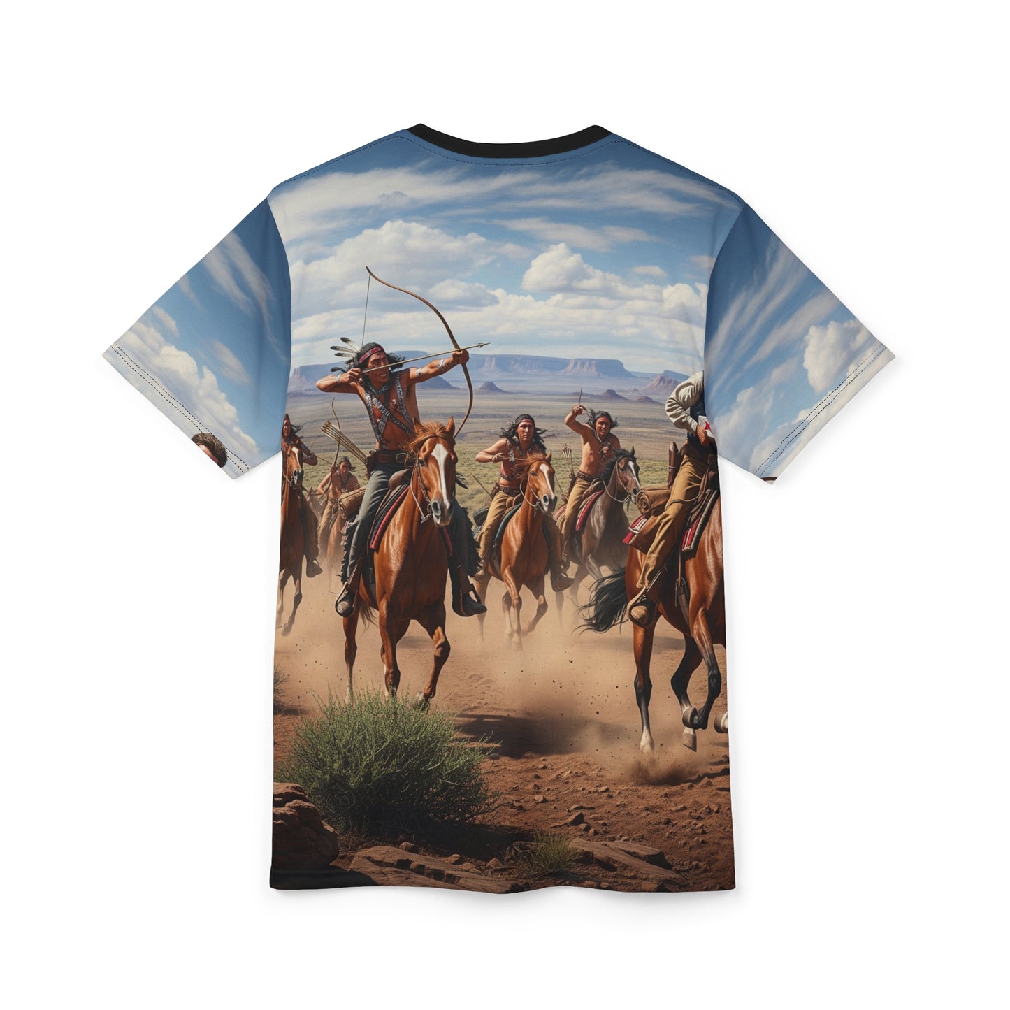 All Over Print Pony Express Escape Tee