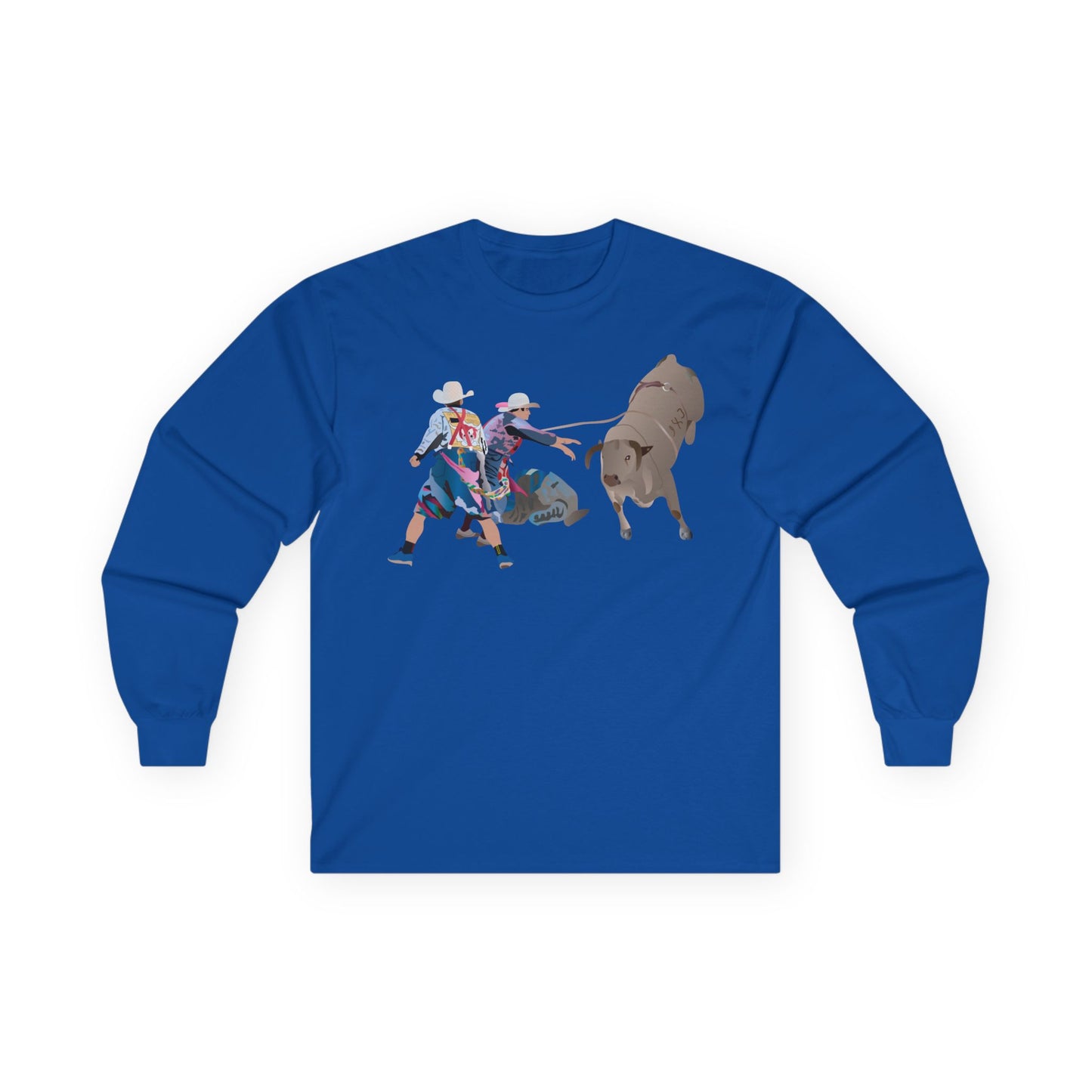 Unisex Ultra Cotton Long Sleeve Tee - Clowns and Bull