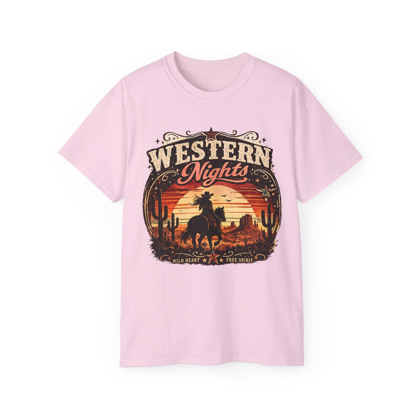 T-Shirt - Western nights and desert charm