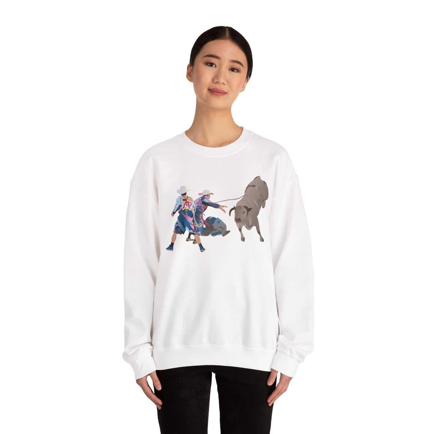 Crewneck Sweatshirt - Clowns and Bull