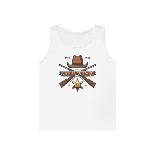 Unisex Heavy Cotton Tank Top - Wild West - Sheriff