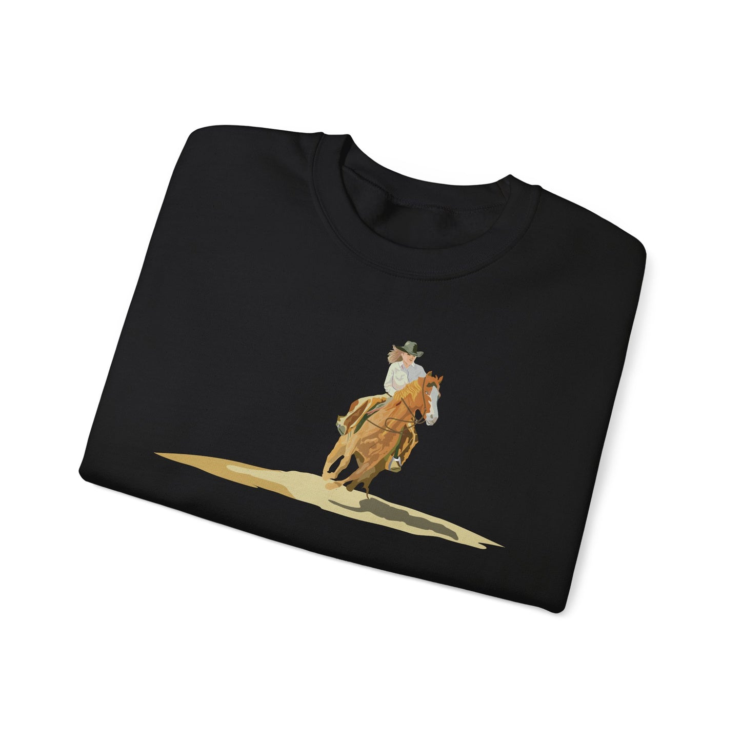 Crewneck Sweatshirt - Rodeo - Cow Girl