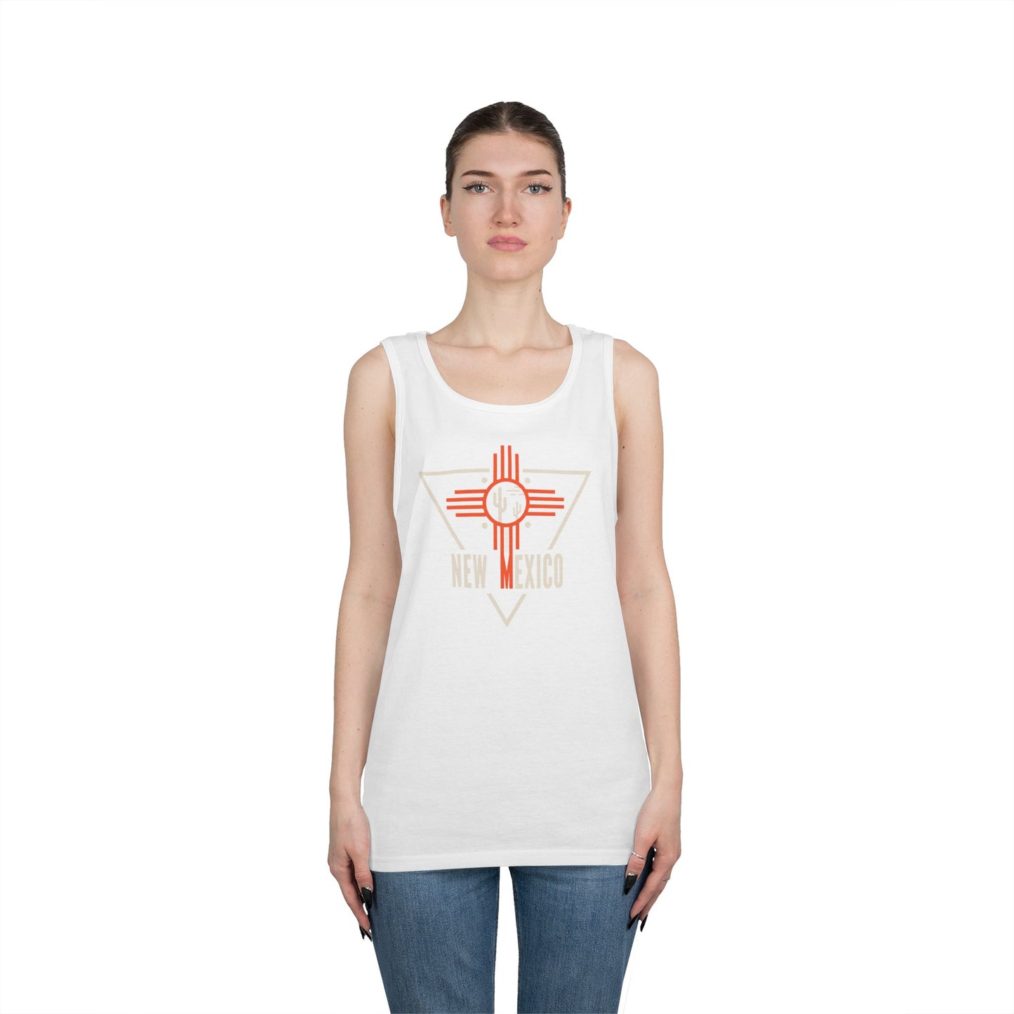 Unisex Heavy Cotton Tank Top - New Mexico