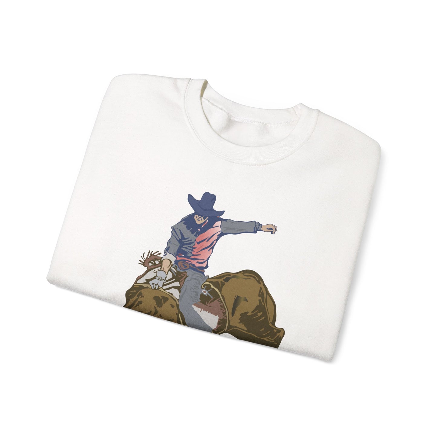 Crewneck Sweatshirt - Cowboy - Rodeo
