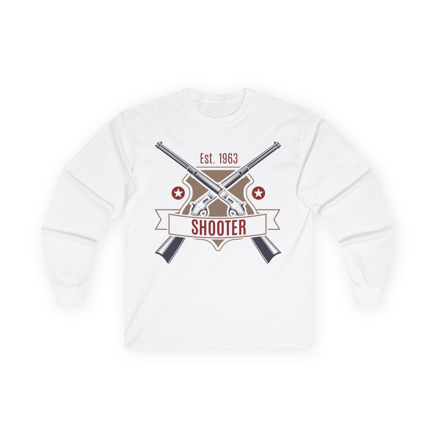 Unisex Ultra Cotton Long Sleeve Tee - Shooter - Revolver