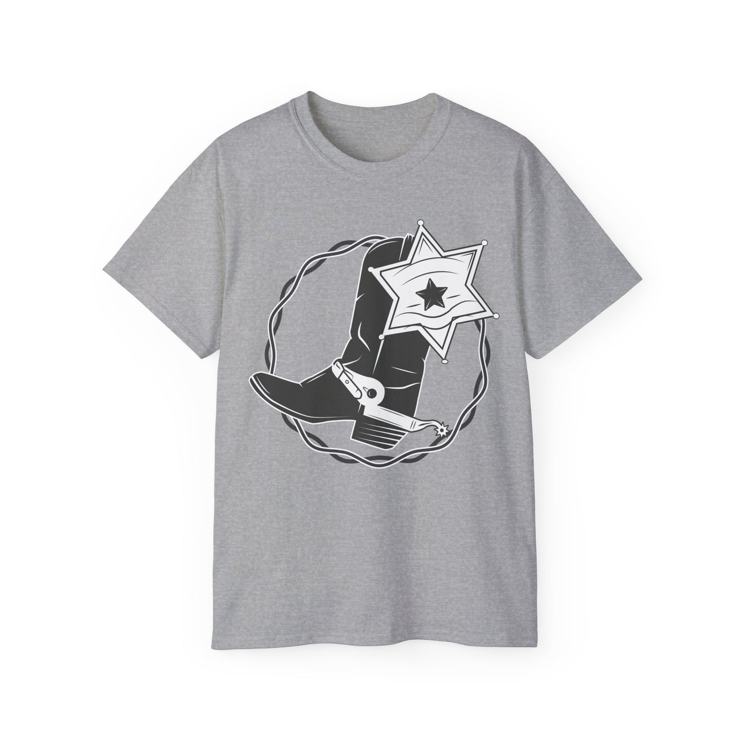 Unisex Ultra Cotton Tee - Boots w Star