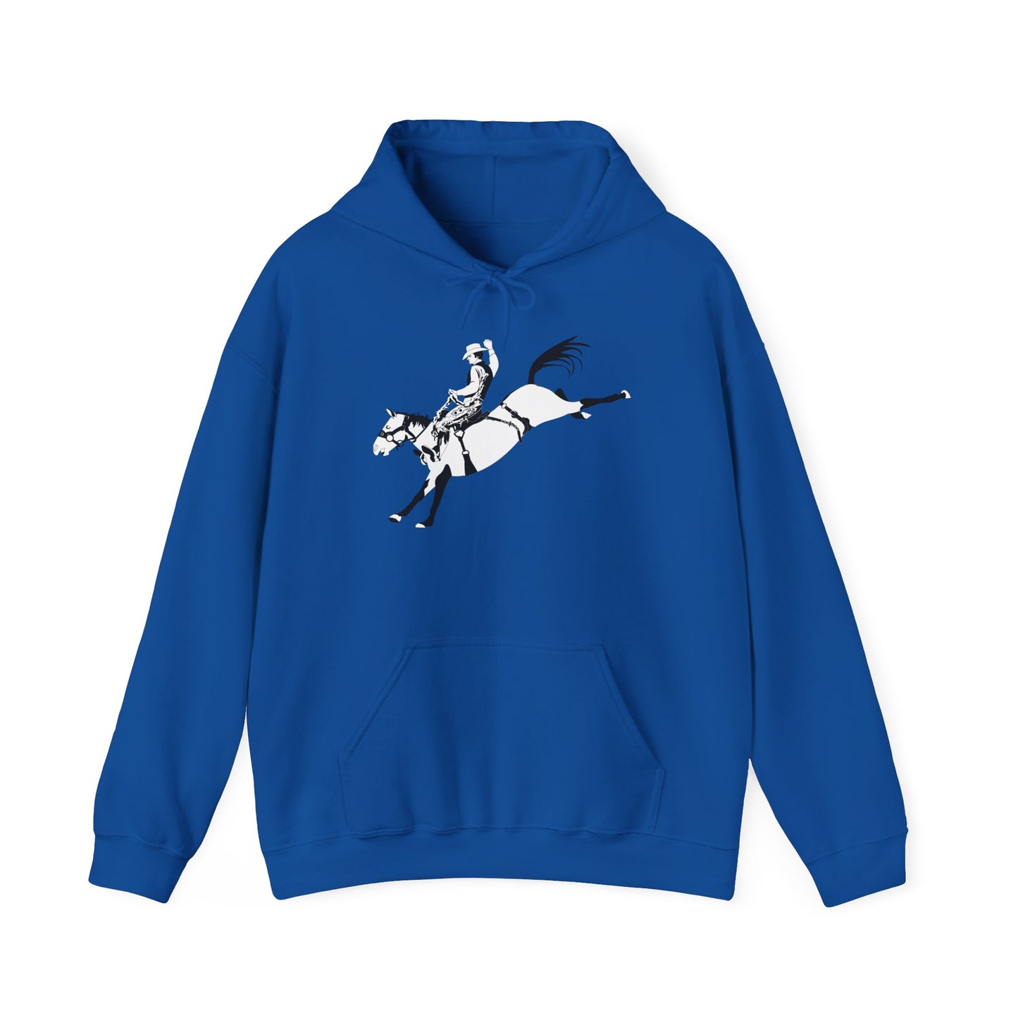 Unisex Hoodie - Cowboy - Bronco Buster - BW