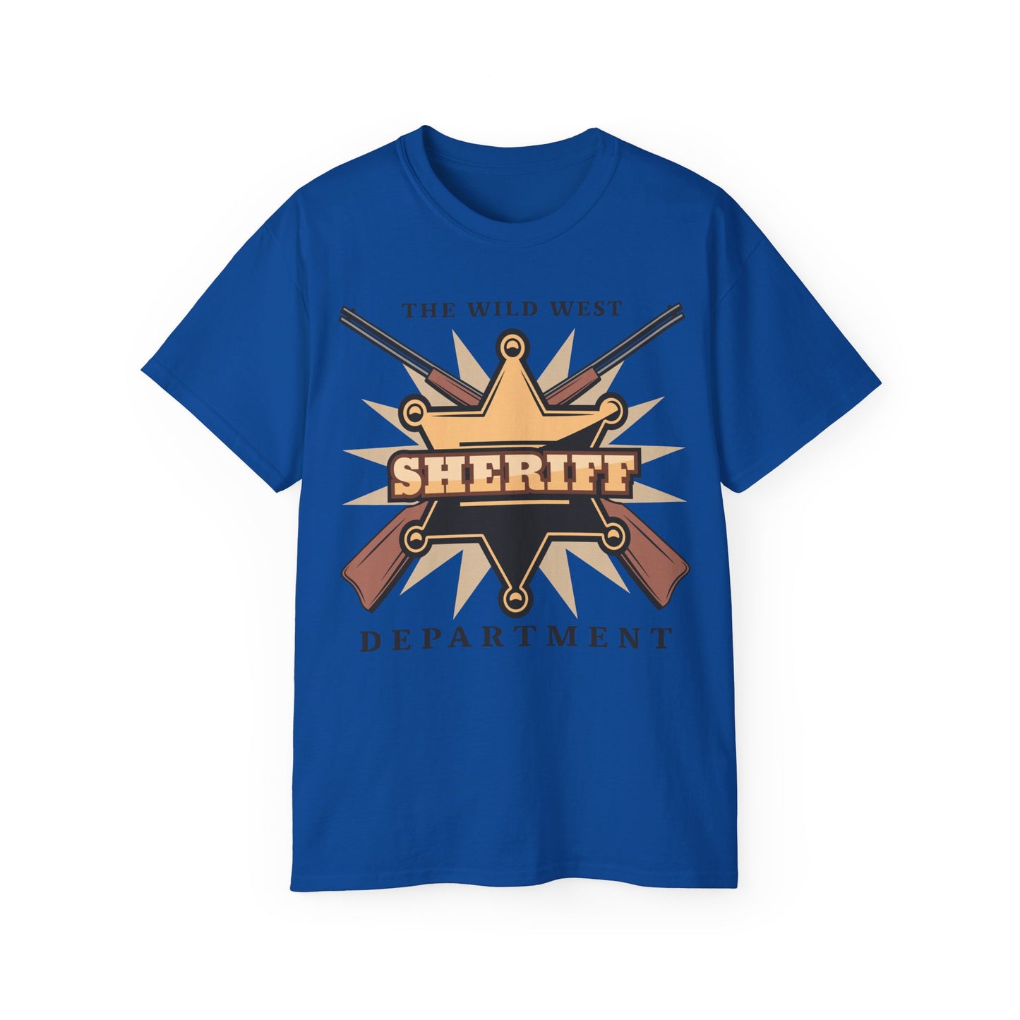 Unisex Ultra Cotton Tee - Western Cowboy - The Wild West - Sheriff Department