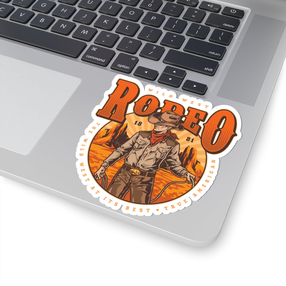 Kiss-Cut Stickers - Wild West Rodeo - True American - The Wild West At Its Best
