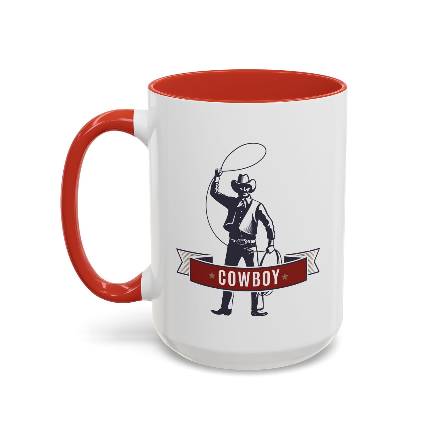 Accent Coffee Mug (11, 15oz) - Cowboy - The Wild West