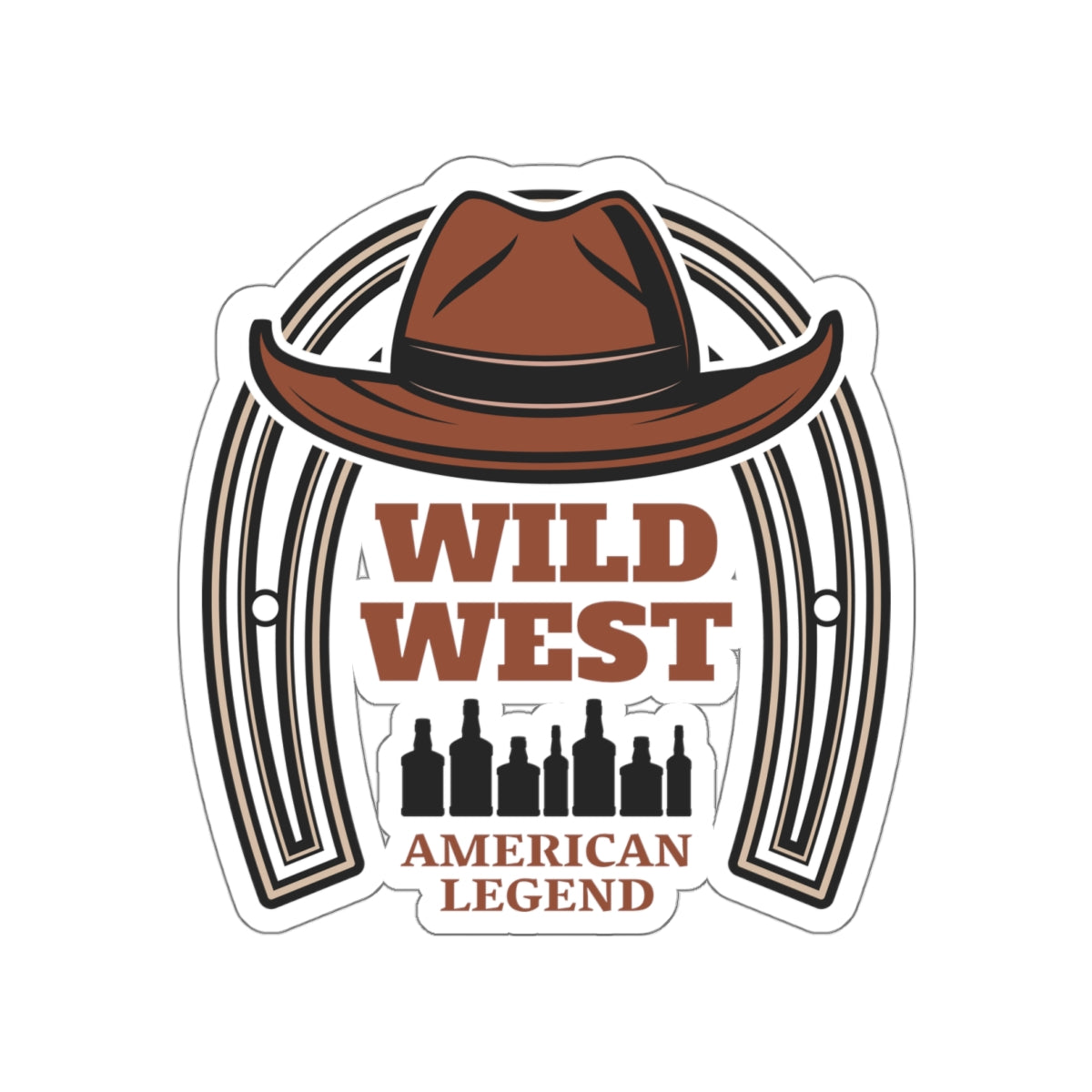 Die-cut stickers - Wild West - American Legend