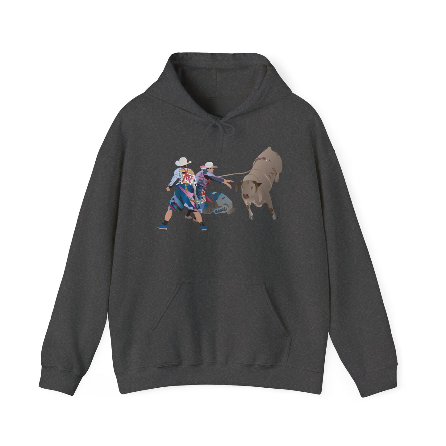 Unisex Hoodie - Clowns and Bull