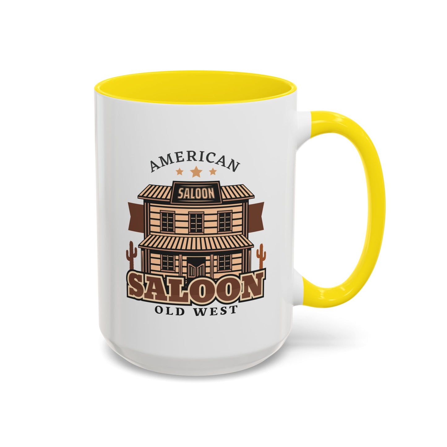Accent Coffee Mug (11, 15oz) - American Cowboy - Saloon - Wild West