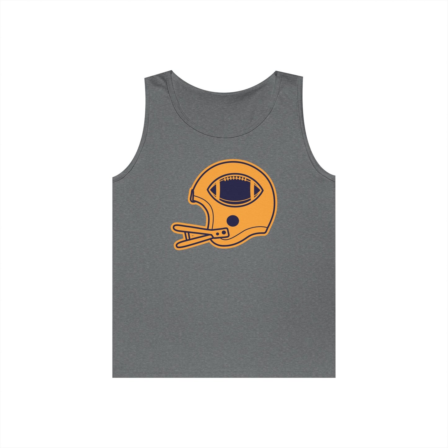 Unisex Heavy Cotton Tank Top - Football Helmet