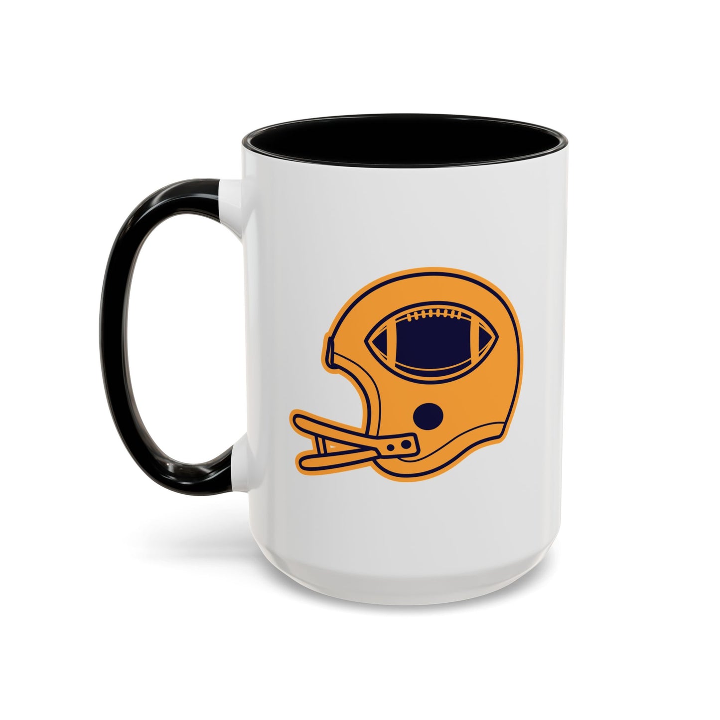 Accent Coffee Mug (11, 15oz) - Football Helmet