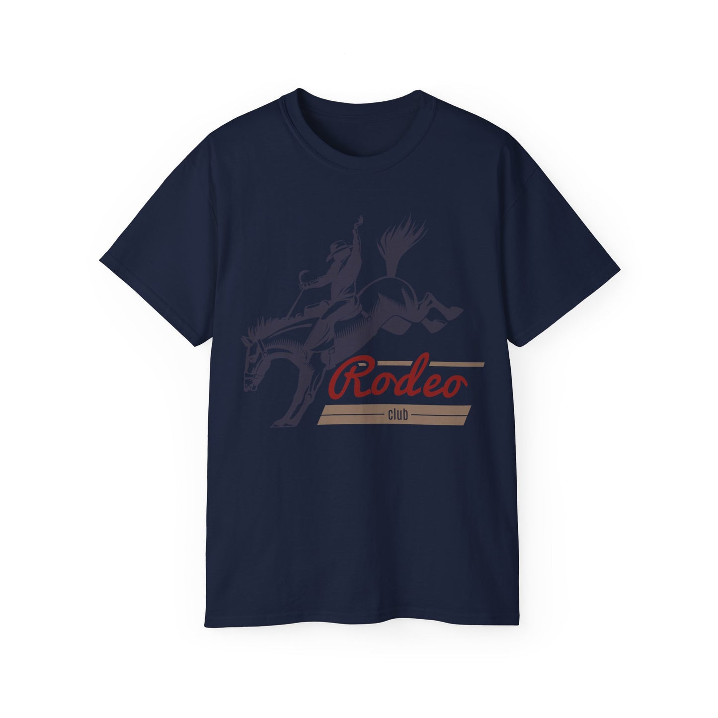 Unisex Ultra Cotton Tee - Western Cowboy - Rodeo Club