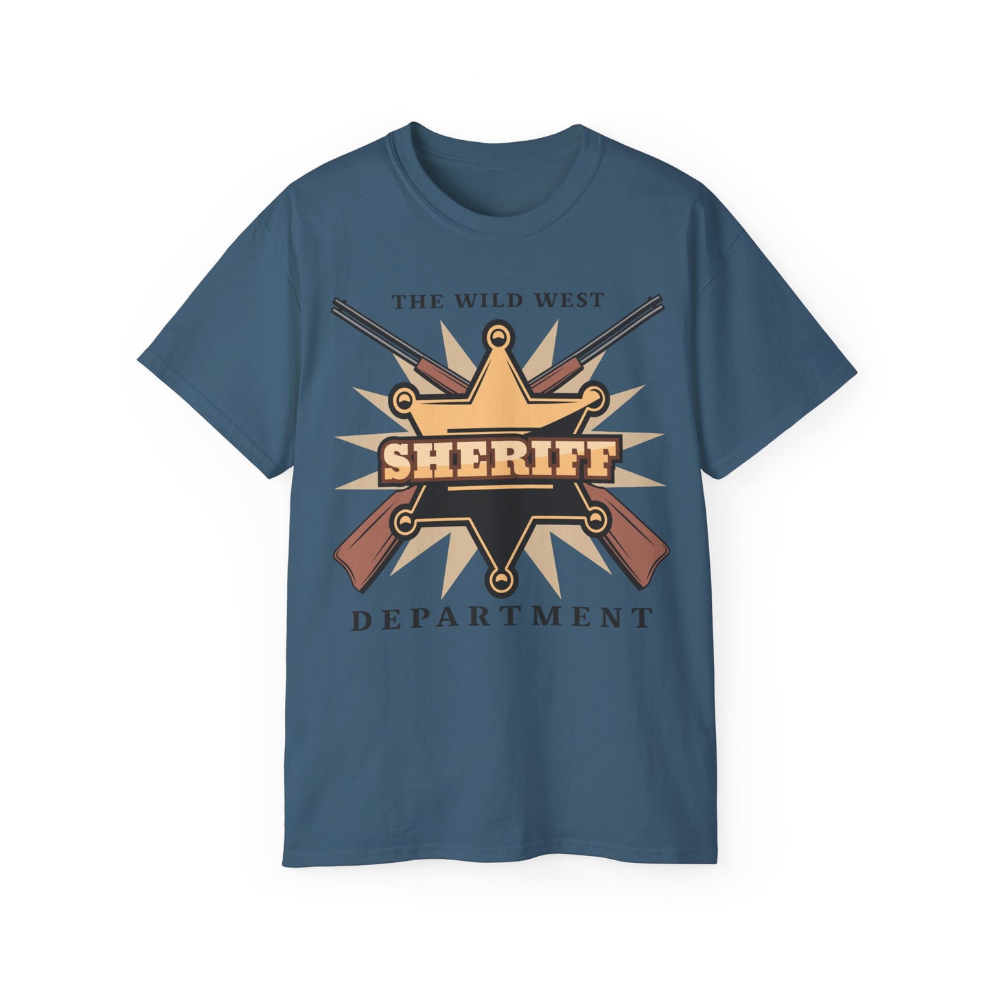 Unisex Ultra Cotton Tee - Western Cowboy - The Wild West - Sheriff Department