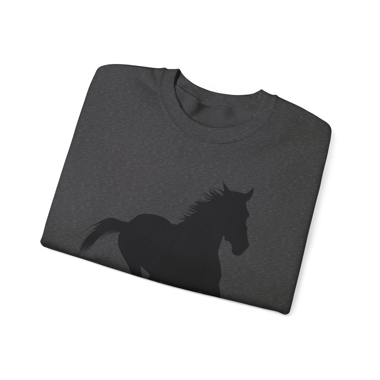 Crewneck Sweatshirt - Wild Horse - Running Leaning Left X 300