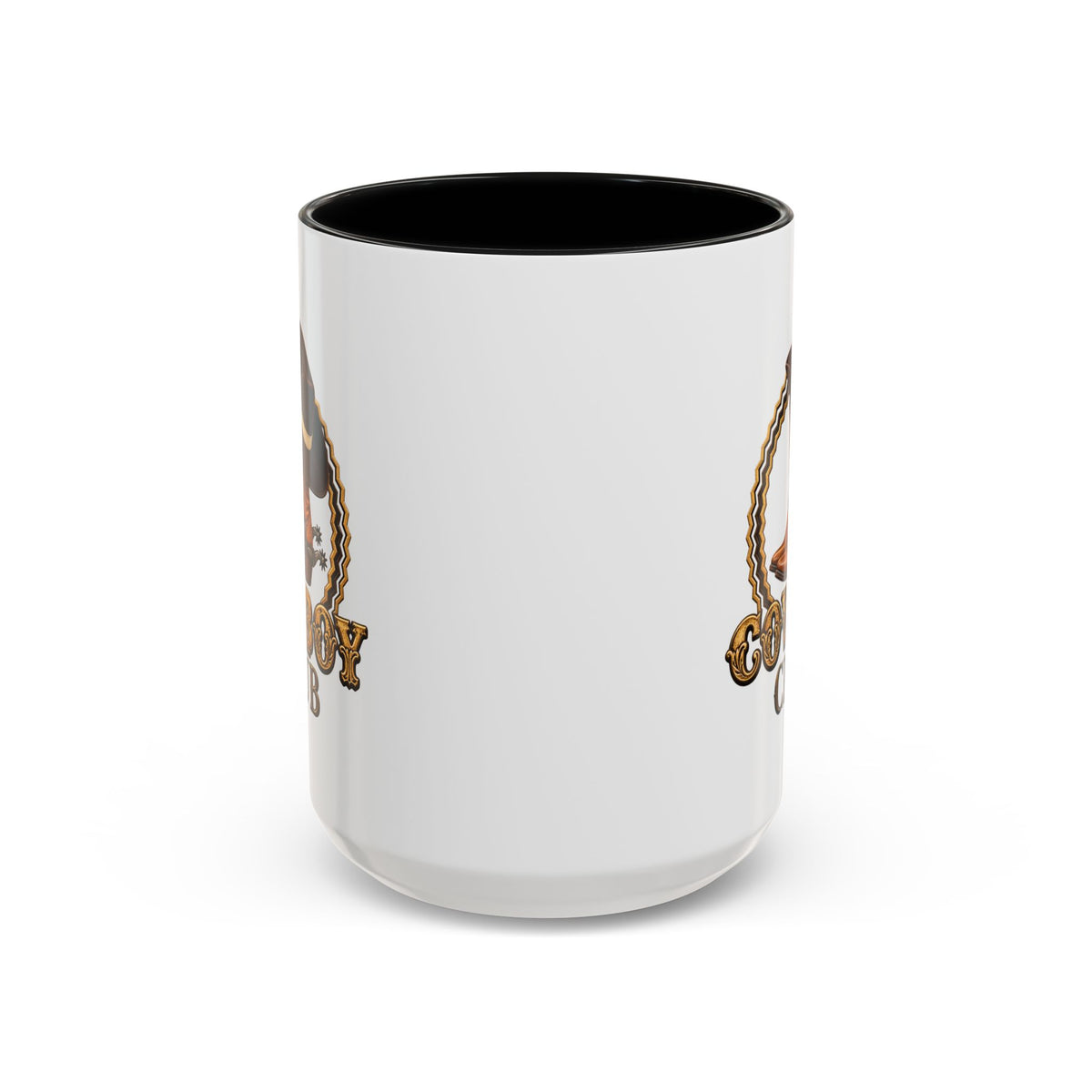 Accent Coffee Mug (11, 15oz) - Cowboys - Cowboy Club - Color - 3D Transparent