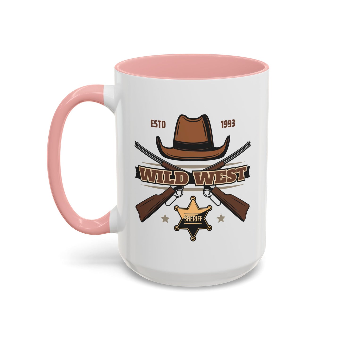 Accent Coffee Mug (11, 15oz) - Wild West - Sheriff