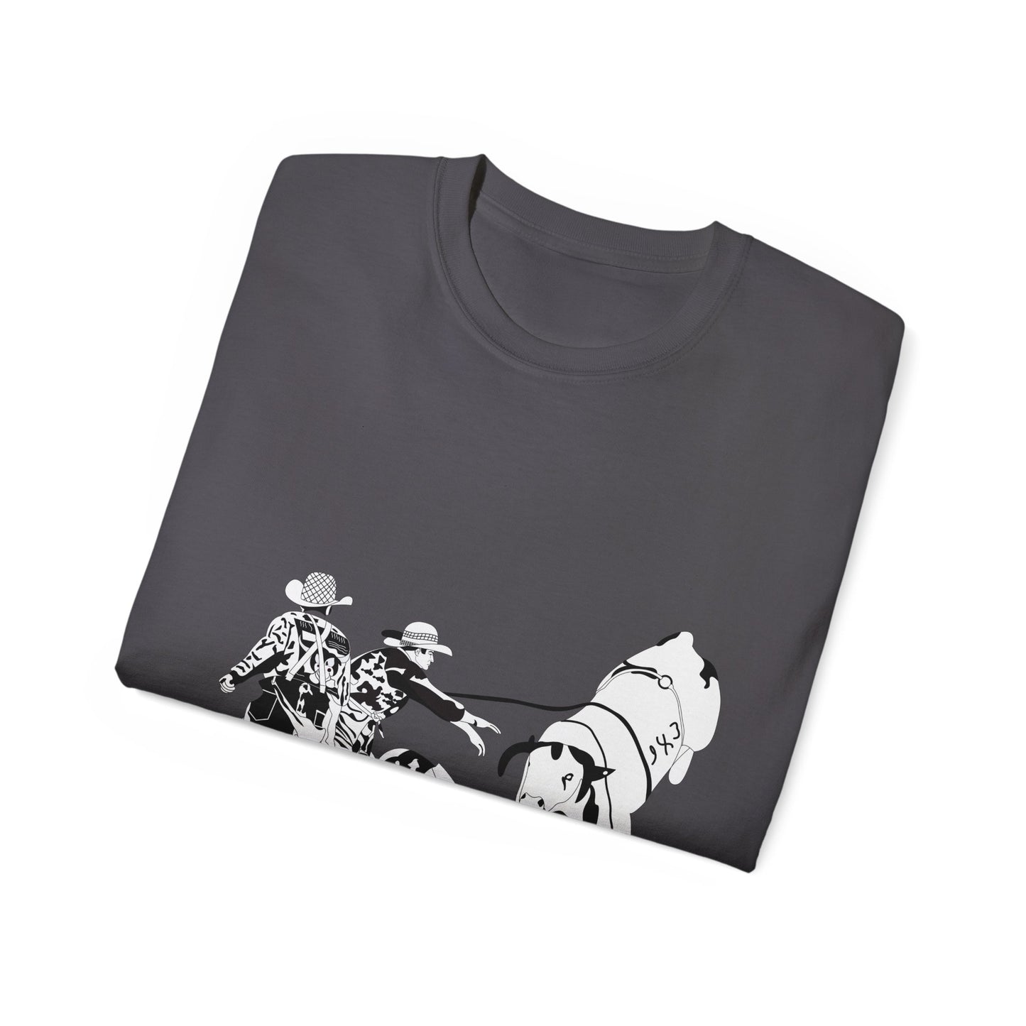 Unisex Ultra Cotton Tee - Clowns and Bull - BW