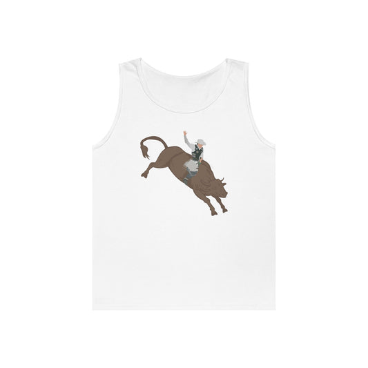 Unisex Heavy Cotton Tank Top - Cowboy - V2