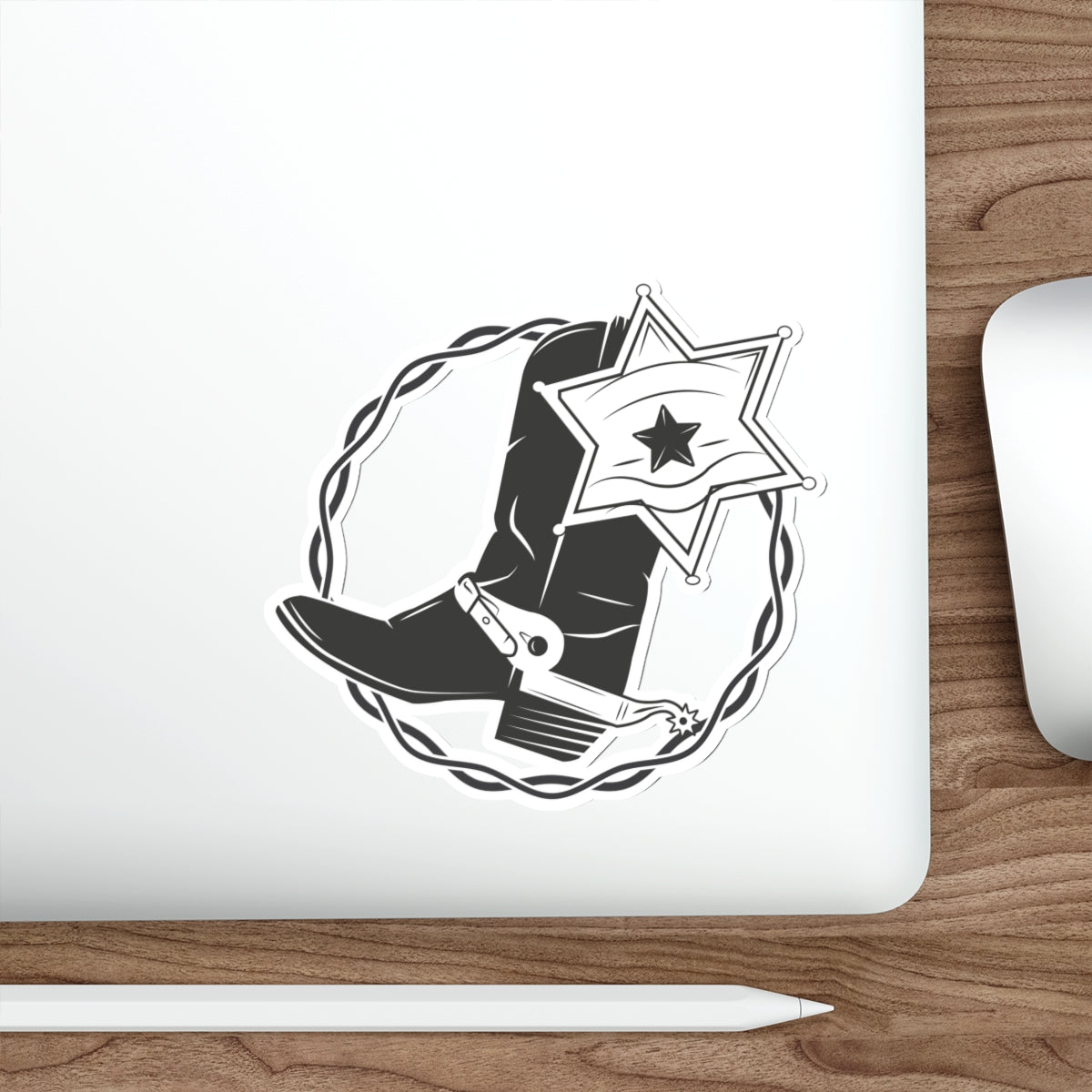 Die-cut stickers - Boots w Star