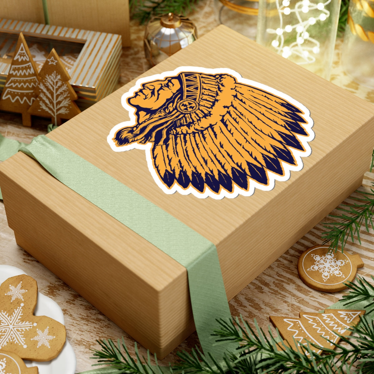 Kiss-Cut Stickers - Indian Chief