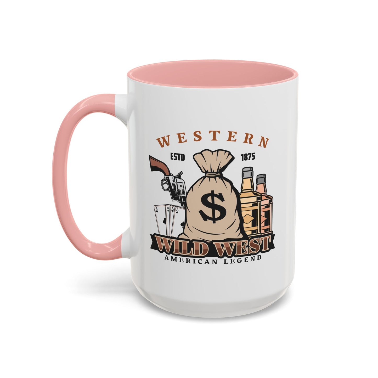 Accent Coffee Mug (11, 15oz) - Western - Wild West - American Legend