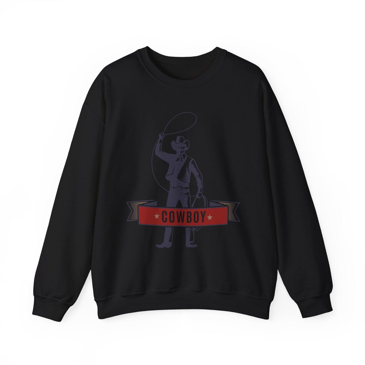 Crewneck Sweatshirt - Cowboy - The Wild West