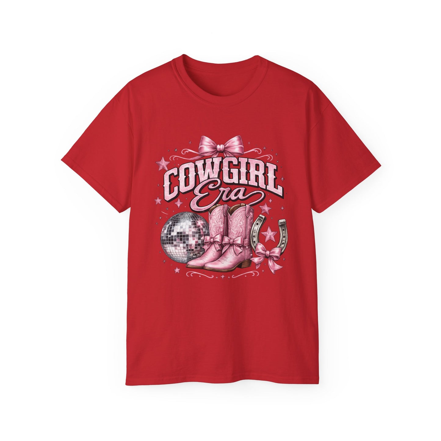 T-Shirt - Cowgirl glam with pink sparkle