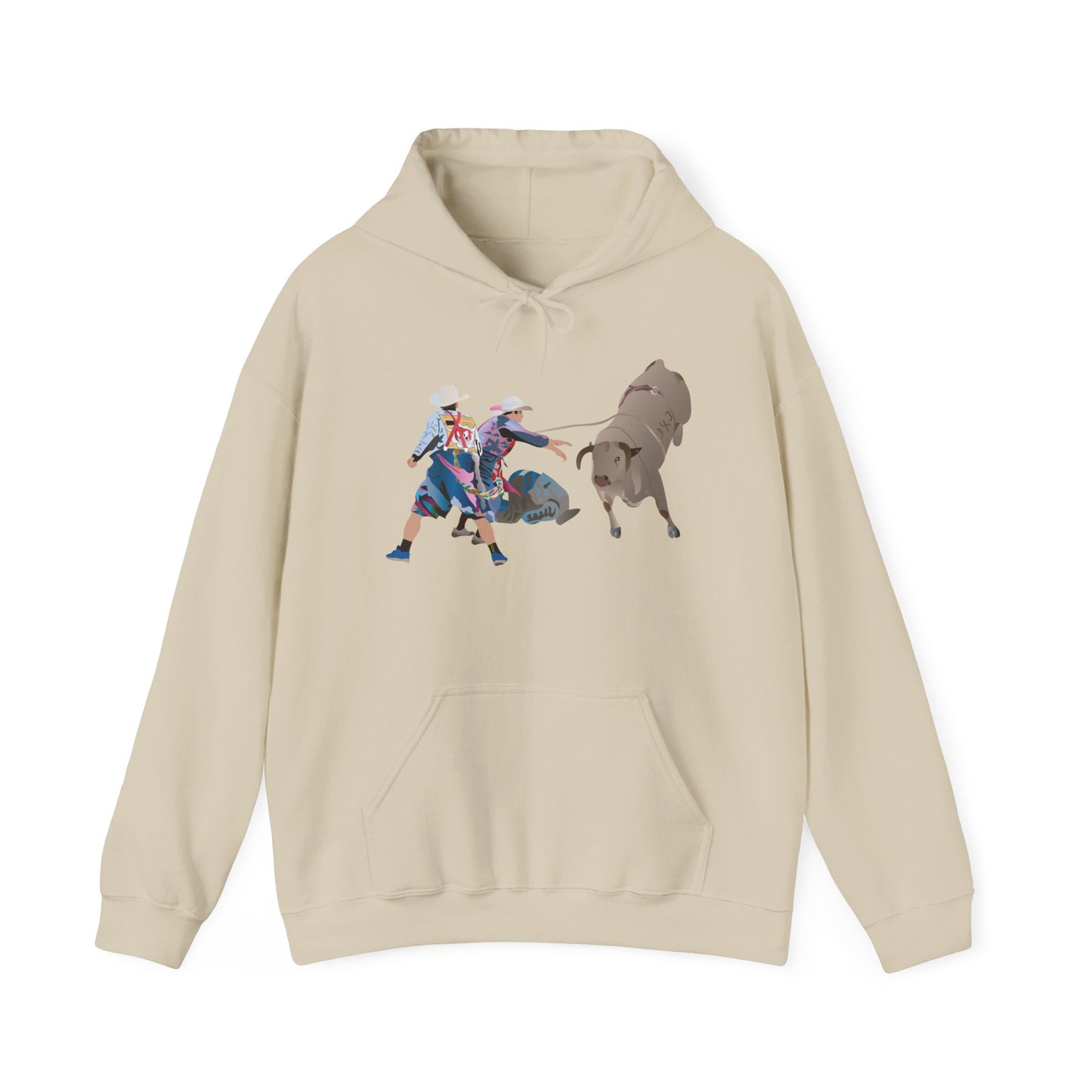 Unisex Hoodie - Clowns and Bull