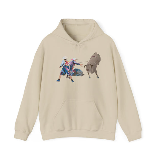 Unisex Hoodie - Clowns and Bull